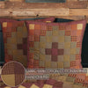 Heritage Farms Quilted Euro Sham 26x26