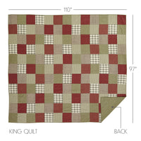 Prairie Winds King Quilt 110Wx97L