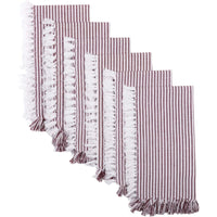 Ashton Burgundy Napkin Set of 6 18x18