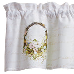 SPRING IN BLOOM VALANCE 60X14"