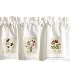 ANTIQUARIAN BLOOMS PATCH VALANCE 60X14"