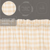 Annie Buffalo Tan Check Panel Set of 2 84x40 **BACKORDERED UNTIL APRIL 2025**