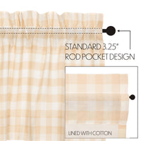 Annie Buffalo Tan Check Panel Set of 2 84x40 **BACKORDERED UNTIL APRIL 2025**