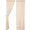 Annie Buffalo Tan Check Panel Set of 2 84x40 **BACKORDERED UNTIL APRIL 2025**