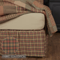 Crosswoods Twin Bed Skirt 39x76x16