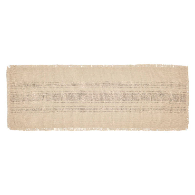 Yuletide Burlap Red Stripe Runner 12x36