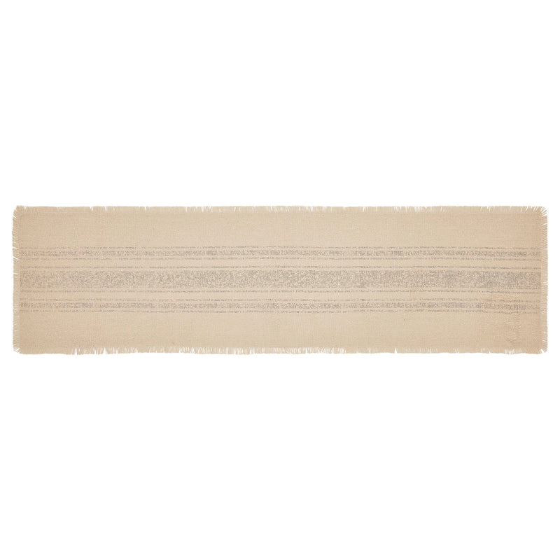 Yuletide Burlap Red Stripe Runner 12x48