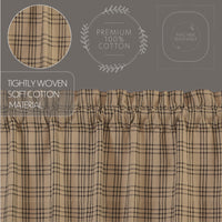 Sawyer Mill Charcoal Plaid Balloon Valance 15x60