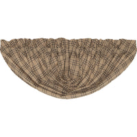 Sawyer Mill Charcoal Plaid Balloon Valance 15x60