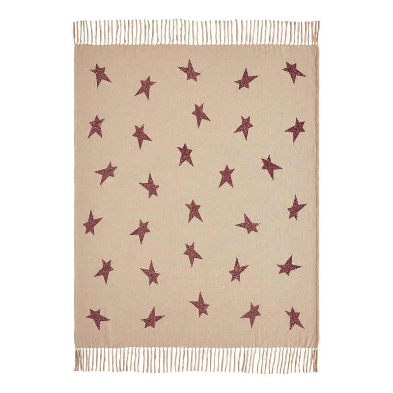 Gable Primitive Star Woven Throw 50x60