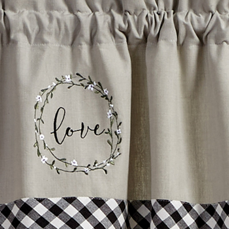 BOUQUET OF GRACE PATCH VALANCE 60X14"
