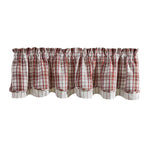 HOMESTYLE LINED LAYERED VALANCE 16" L