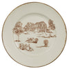 DOWN ON THE FARM TOILE SALAD PLATE