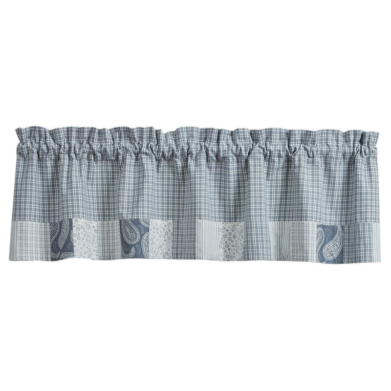 JUBILEE LINED PATCHWORK VALANCE 60" x 14"
