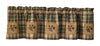 SCOTCH PINE LINED PATCH VALANCE 60" x 14"
