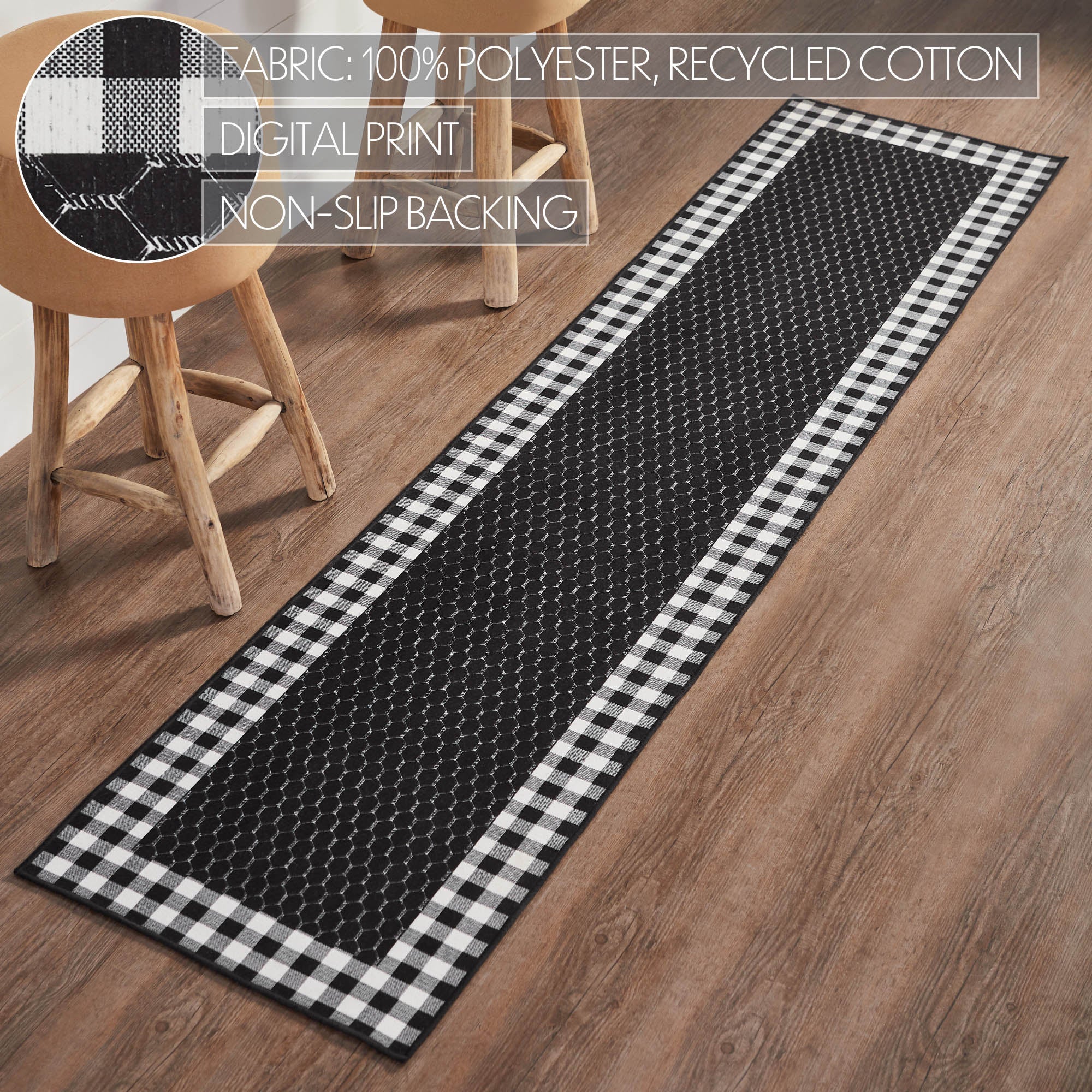Down Home Polyester Rug/Runner Rect 22x96