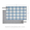 Annie Buffalo Check Blue Indoor/Outdoor Rug Rect 24x36