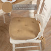 Burlap Natural Cotton Farmhouse Country Vintage Chair Pad 15x15 - VHC Brands
