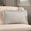 Hatteras Seersucker Blue Ticking Stripe Fabric Pillow 14x22 **BACKORDERED UNTIL DECEMBER 2024**