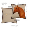 Rory Horse Pillow 18x18