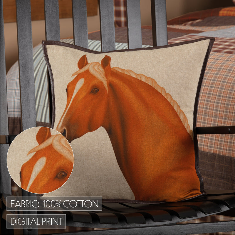 Rory Horse Pillow 18x18