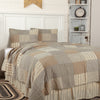 Sawyer Mill Charcoal California King Quilt Set; 1-Quilt 130Wx115L w/2 Shams 21x37