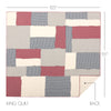 Hatteras Patch King Quilt 105Wx95L  **BACKORDERED UNTIL DECEMBER 2024**