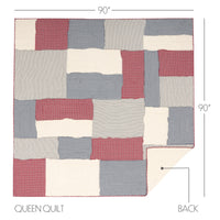 Hatteras Patch Queen Quilt 90Wx90L