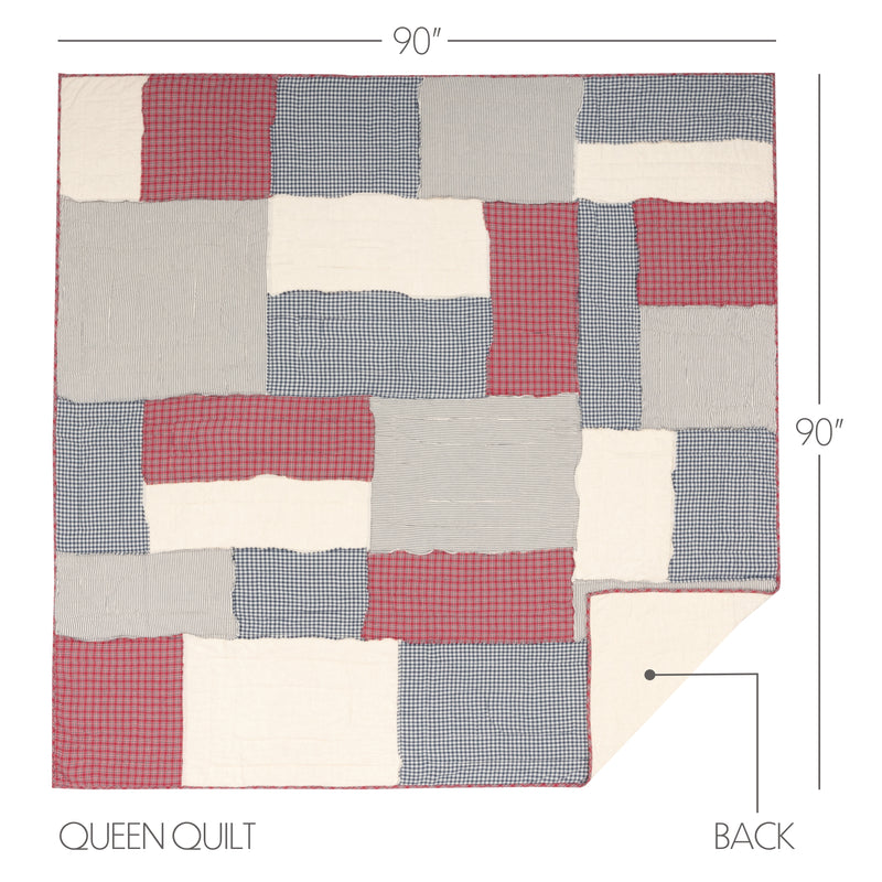 Hatteras Patch Queen Quilt 90Wx90L