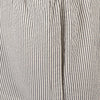 Hatteras Seersucker Blue Ticking Stripe King Bed Skirt 78x80x16