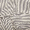 Hatteras Seersucker Blue Ticking Stripe King Quilt Coverlet 105Wx95L