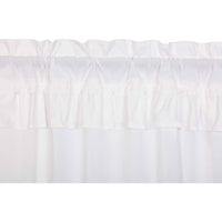 Muslin Ruffled Bleached White Tier Set of 2 L24xW36