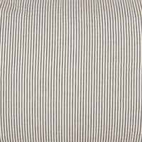 Hatteras Seersucker Blue Ticking Stripe King Sham 21x37