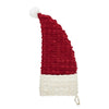 Kringle Chenille Santa Hat Stocking 9.5x20