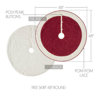 Kringle Chenille Tree Skirt 48