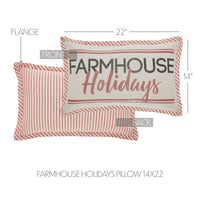 Sawyer Mill Farmhouse Holidays Pillow 14x22
