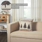 Sawyer Mill Holiday Tree Pillow 18x18