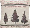 Sawyer Mill Holiday Tree Pillow 18x18
