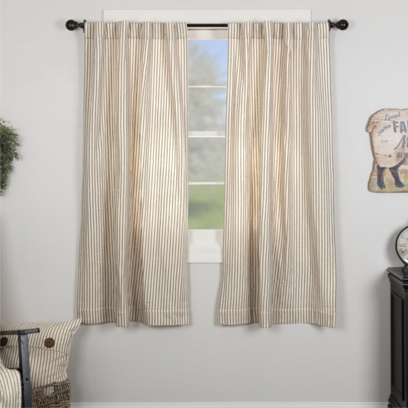 Katie's Vintage Stripe Short Panel Set of 2 63Lx36W