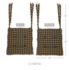 Black Check Farmhouse Primitive Country Rustic Chair Pad 14x14 - VHC Brands