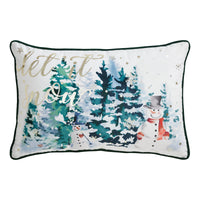 Let It Snow Pillow 14x22