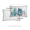 Let It Snow Pillow 14x22