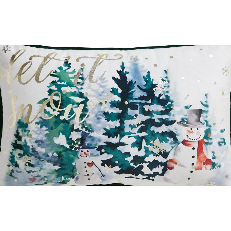 Let It Snow Pillow 14x22