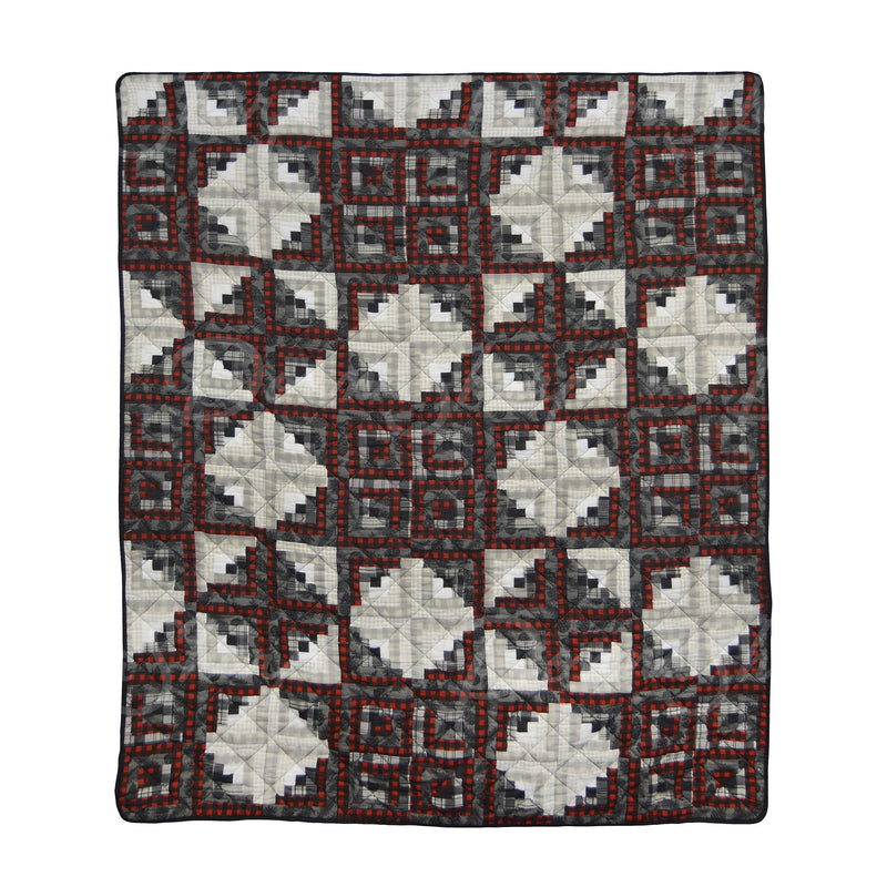 Log Cabin Star Quilted Collection