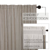 Ashmont Ticking Stripe Shower Curtain 72x72