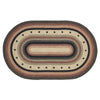 Colonial Star Jute Rug Oval w/ Pad 60x96