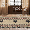 Colonial Star Jute Rug Oval w/ Pad 60x96