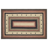Colonial Star Jute Rug Rect w/ Pad 60x96