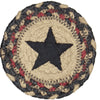 Colonial Star Jute Coaster Set of 6