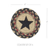 Colonial Star Jute Coaster Set of 6